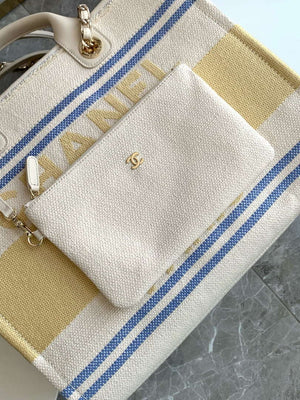 Chanel 25C A66941 Large Shopping Tote Yellow - Default Title - View 6