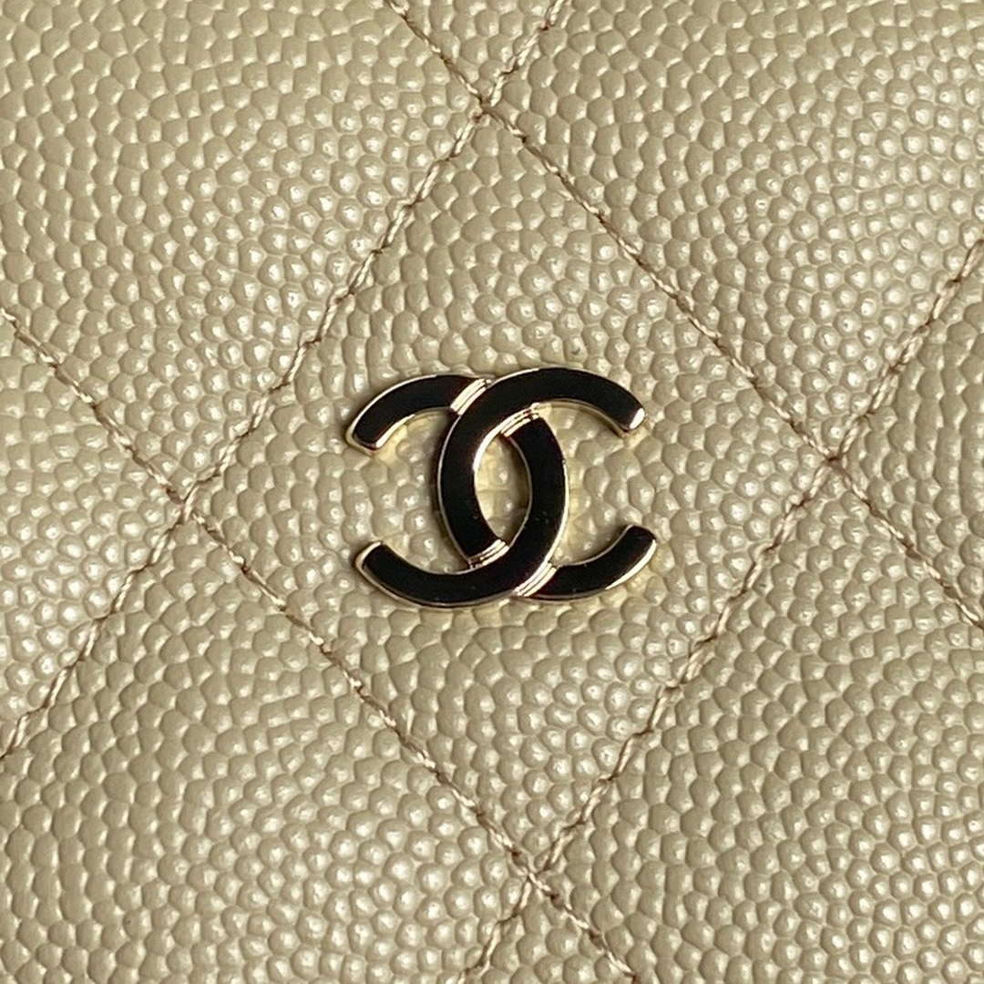 Chanel 25C AP4386 Hobo Grained Calfskin & Gold-Tone Metal Ligth Green - Default Title - View 3