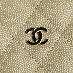 Chanel 25C AP4386 Hobo Grained Calfskin & Gold-Tone Metal Ligth Green - Default Title - View 3
