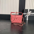 Chanel 25C AP4386 Hobo Grained Calfskin & Gold-Tone Metal Pink - Default Title - View 1
