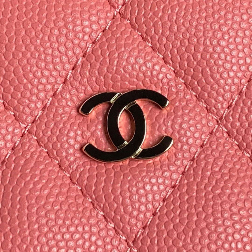 Chanel 25C AP4386 Hobo Grained Calfskin & Gold-Tone Metal Pink