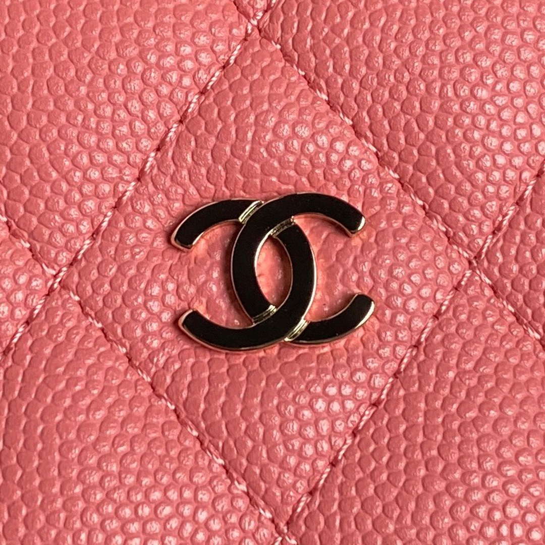 Chanel 25C AP4386 Hobo Grained Calfskin & Gold-Tone Metal Pink - Default Title - View 3