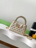 Chanel 25C AS4416 Mini Shopping Bag shiny Calfskin Gold