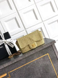 Chanel 25C AS5279 Flap bag Braided Lurex & Gold-Tone Metal