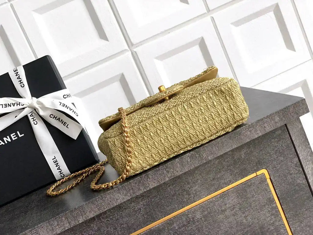 Chanel 25C AS5279 Flap bag Braided Lurex & Gold-Tone Metal