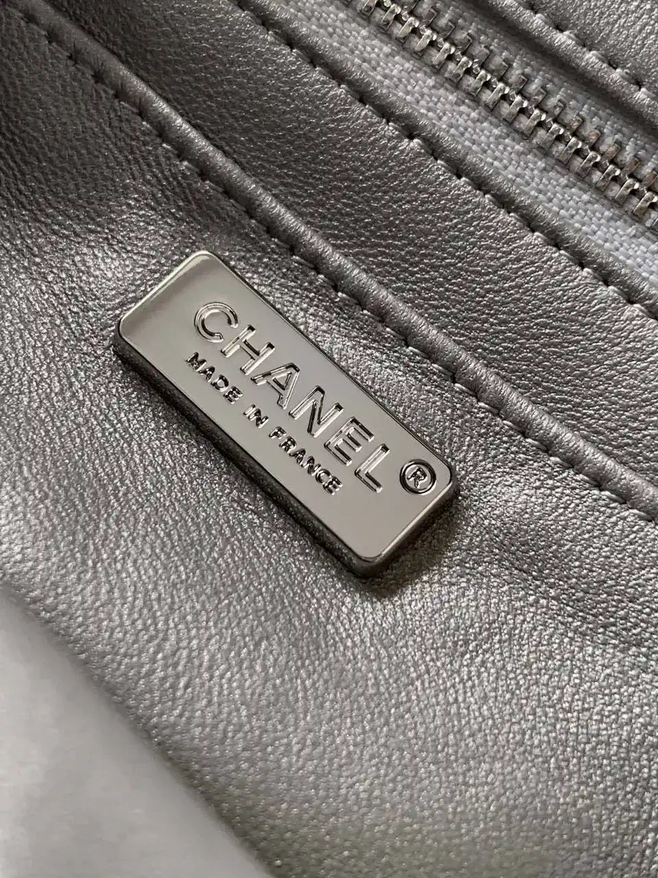 Chanel 25C AS5279 Flap bag Braided Lurex & Silver-Tone Metal