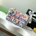 Chanel 25C Evening Purple & Red sequin mini AS4561  limited edition Lambskin Bag