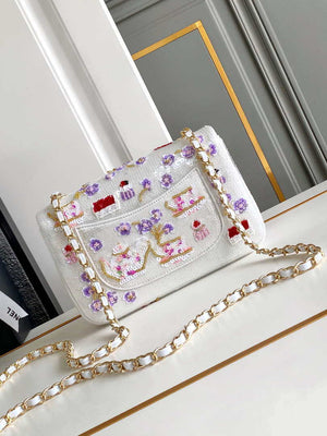 Chanel 25C Mini Flap Bag 20cm A69900 Super flash gradient sequin bag AS1116 - Default Title - View 3