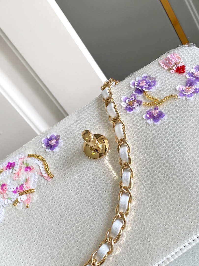 Chanel 25C Mini Flap Bag 20cm A69900 Super flash gradient sequin bag AS1116