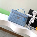Chanel 25C Vanity with Chain Denim Blue AP4407 Bag