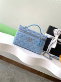 Chanel 25C Vanity with Chain Denim Blue AP4407 Bag