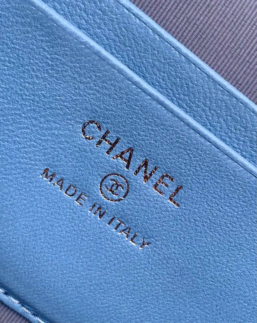 Chanel 25C Vanity with Chain Denim Blue AP4407 Bag