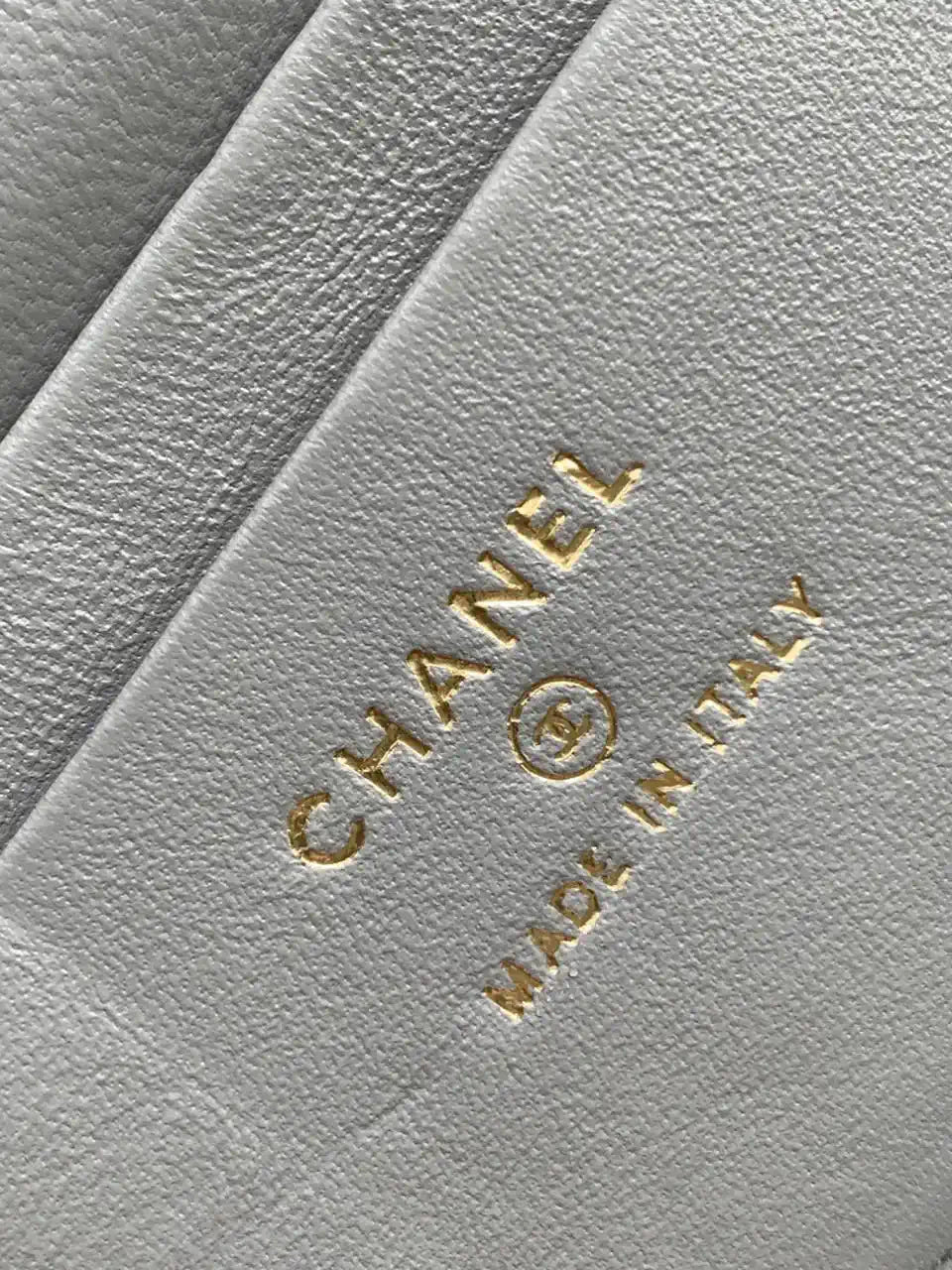 Chanel 25C Vanity with Chain Grained Calfskin AP4407 Gray