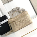 Chanel 25C Vanity with Chain Grained Calfskin AP4407 Apricot