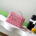 Chanel 25C Vanity with Chain Grained Calfskin AP4407 Pink