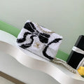 Chanel 25K Evening Butterfly White sequin mini AS4561 Lambskin Bag