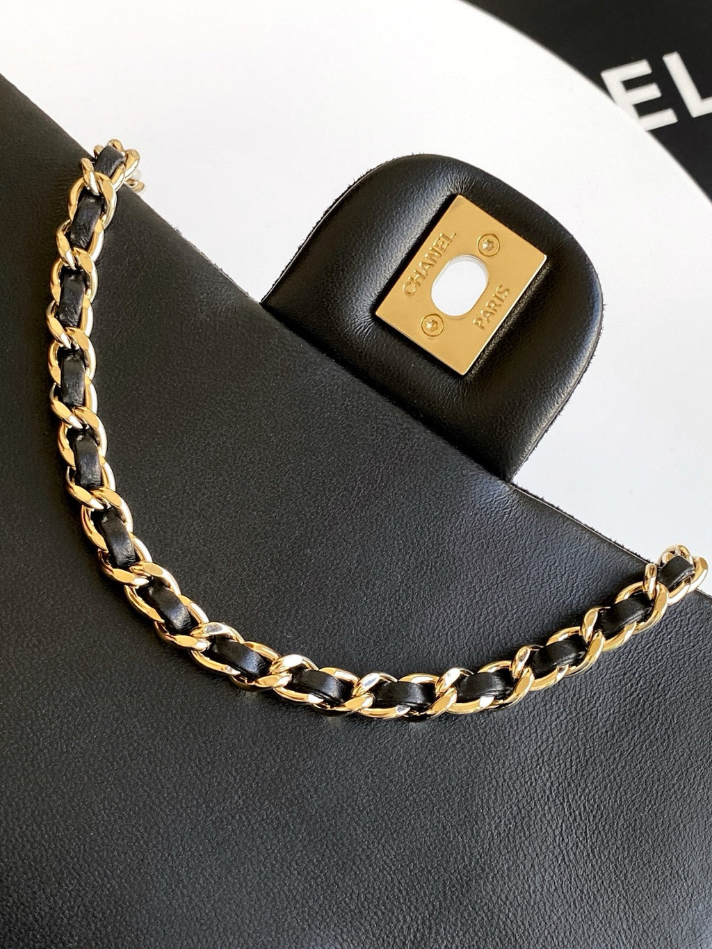 Chanel 25N AS4297 Evening Bag Strass & Gold-Tone Metal  Black & Multicolor Lambskin