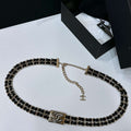 Chanel 25S Chain Belt Metal and Resin Black and White AA0902 - '--Please Select-- - View 1