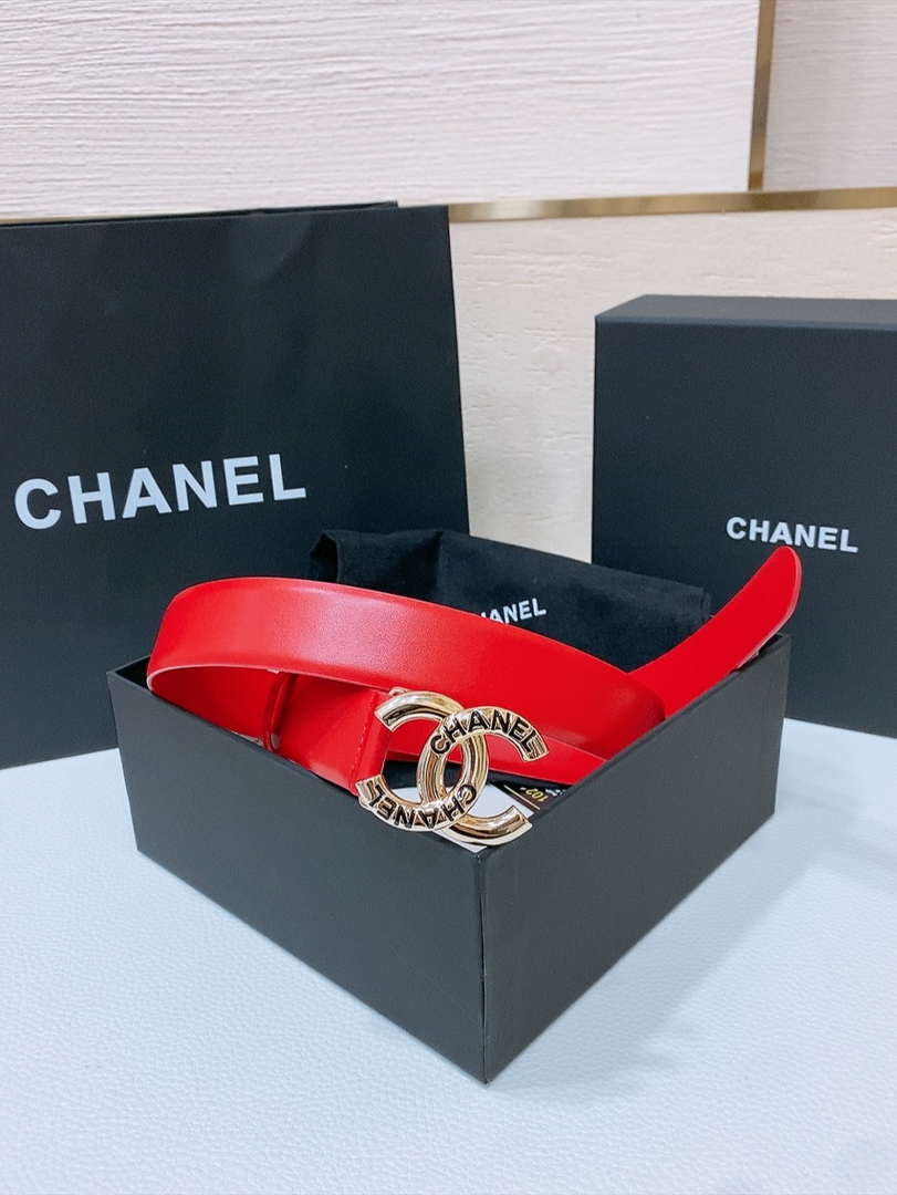 Chanel 25S classic double C belt 3.0cm AA0905