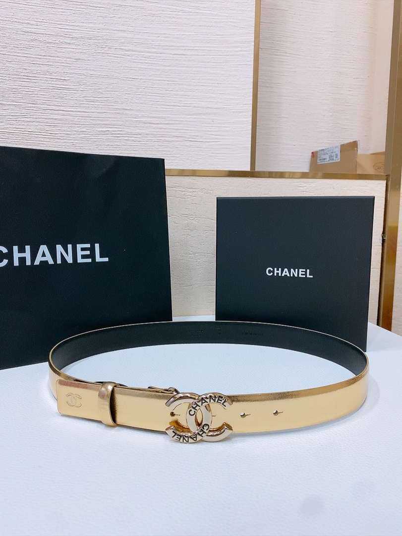 Chanel 25S classic double C belt 3.0cm AA0906