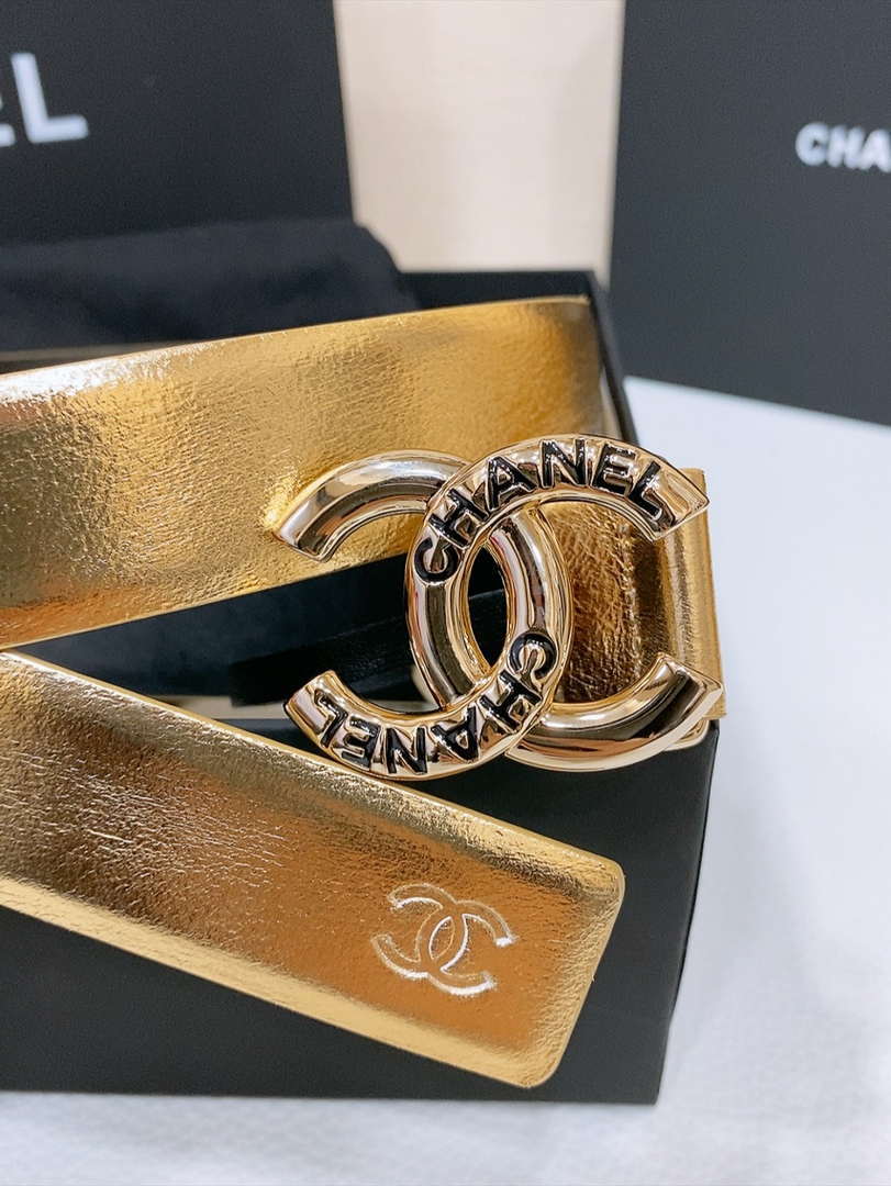 Chanel 25S classic double C belt 3.0cm AA0906