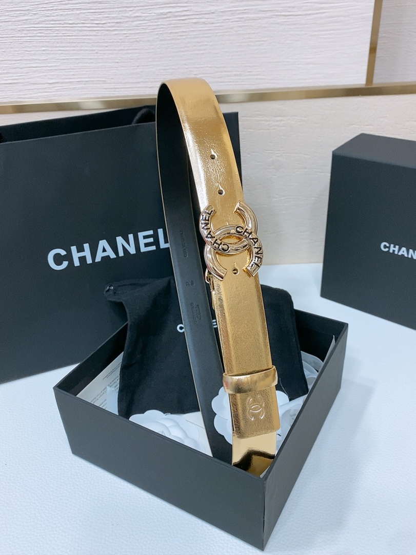 Chanel 25S classic double C belt 3.0cm AA0906