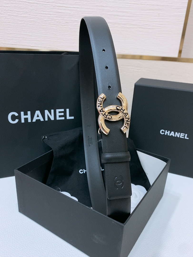 Chanel 25S classic double C belt 3.0cm AA0907