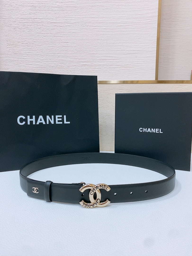 Chanel 25S classic double C belt 3.0cm AA0908