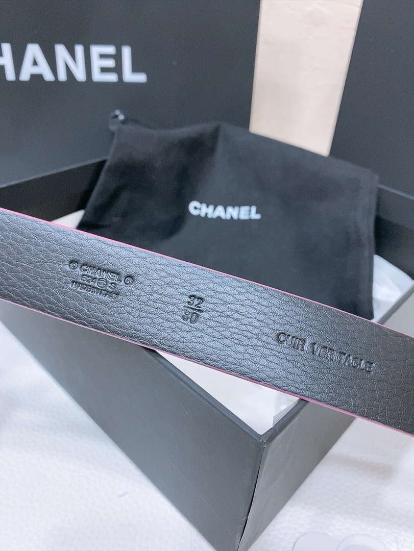 Chanel 25S classic double C belt 3.0cm AA0909