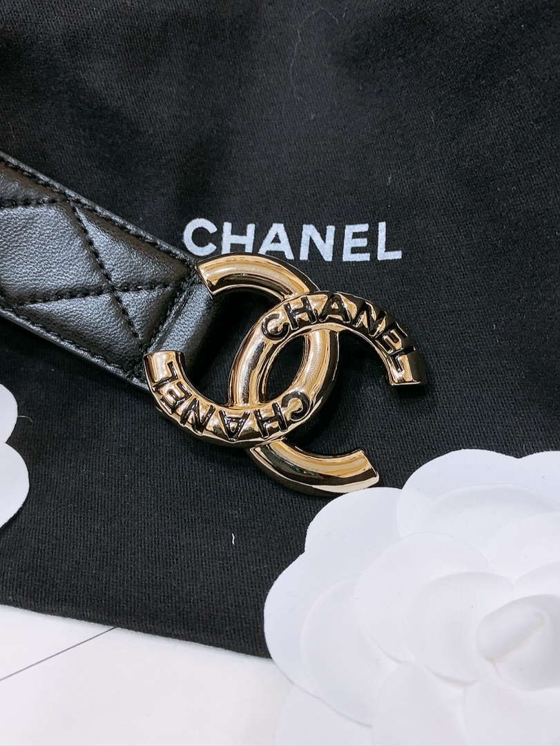 Chanel 25S classic double C belt 3.0cm AA0910