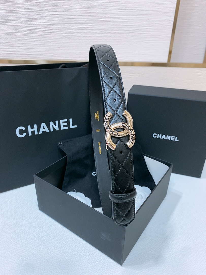 Chanel 25S classic double C belt 3.0cm AA0910