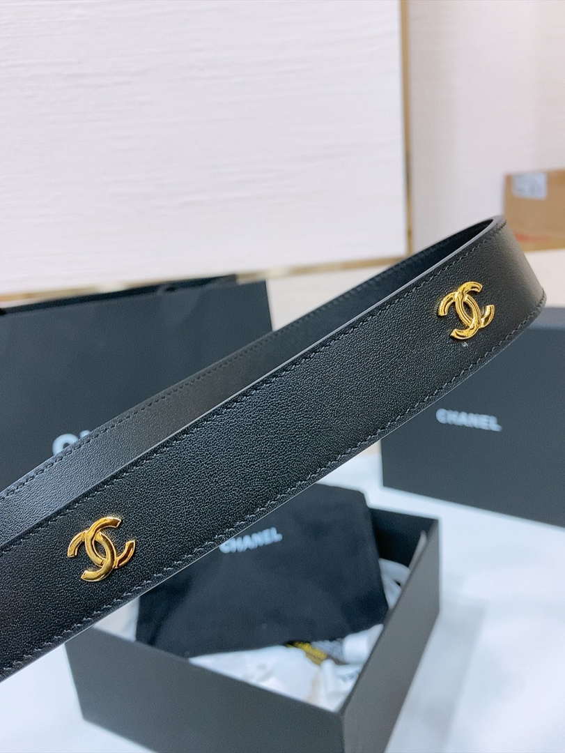 Chanel 25S classic double C belt 3.0cm AA0911