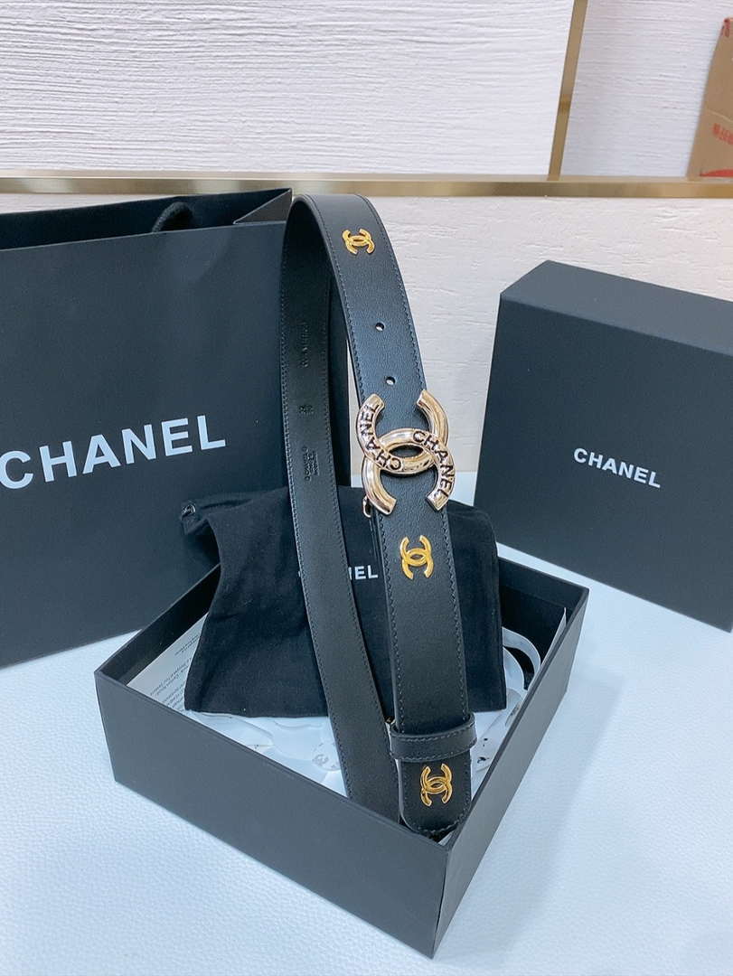 Chanel 25S classic double C belt 3.0cm AA0911