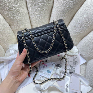 Chanel 25S Flap Black Lambskin Bag AP5485 gold - Default Title - View 4