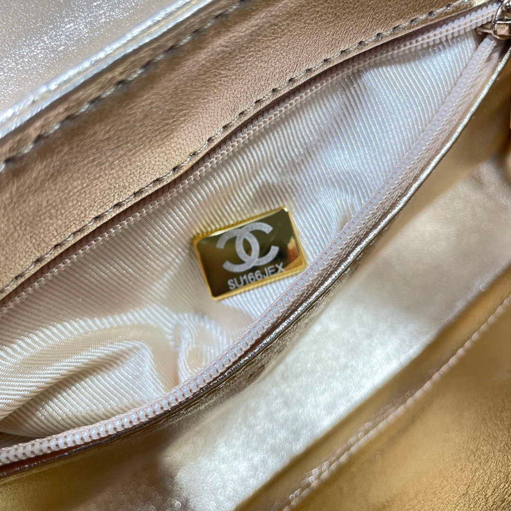 Chanel 25S Flap Gold Lambskin Bag AP5485 gold