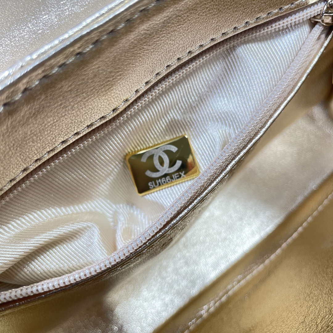 Chanel 25S Flap Gold Lambskin Bag AP5485 gold