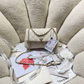 Chanel 25S Flap White Lambskin Bag AP5485 gold - Default Title - View 1