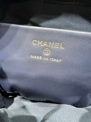 Chanel 25SS Crush With handle box Bag Lambskin AP4591 Navy Blue - Default Title - View 9
