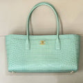 Chanel 26 SS Runway Collection Shopping Bag  AS6243 Crocodile-embossed Calfskin green