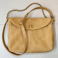 Chanel 26C AS5883  Chanel Hobo bag Beige suede calfskin Gold-Tone Metal