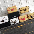 Chanel 26C AS5929 Flap Handwoven Raffia Shopping Bag 26cm Red