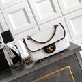 Chanel 26C AS5929 Flap Handwoven Raffia Shopping Bag White