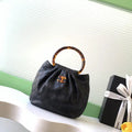 Chanel 26C AS6022 Small Hobo Lambskin Turtoise-Shell Effect Plexi & Gold-Tone Metal Black