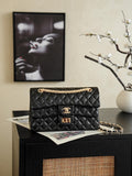 Chanel 26K Flap Classic 11.12 Handbag A01112  Lambskin Black