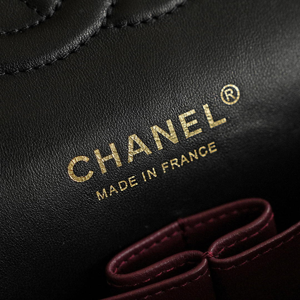 Chanel 26K Flap Classic 11.12 Handbag A01112  Lambskin Black
