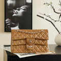 Chanel 26K Flap Classic 11.12 Handbag A01112  Lambskin Tan - Default Title - View 1