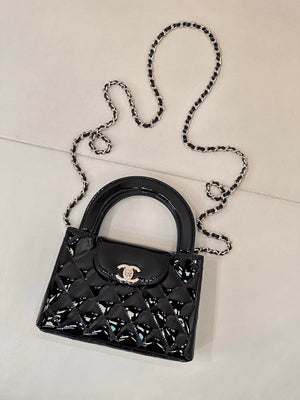 Chanel 26S AS4416 Mini Shopping Bag Mirror Calfskin Black - Default Title - View 3