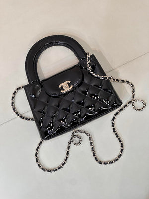 Chanel 26S AS4416 Mini Shopping Bag Mirror Calfskin Black - Default Title - View 5