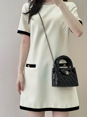 Chanel 26S AS4416 Mini Shopping Bag Mirror Calfskin Black - Default Title - View 11