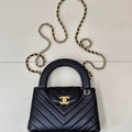 Chanel 26S AS4416 Mini Shopping Bag Shiny Lambskin & Gold-Tone Metal - Default Title - View 1